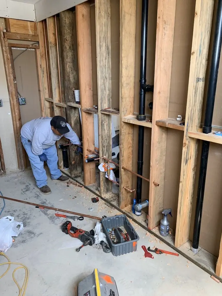 Commercial rough-in plumbing for Water Heater Replacement in Quince Orchard Manor